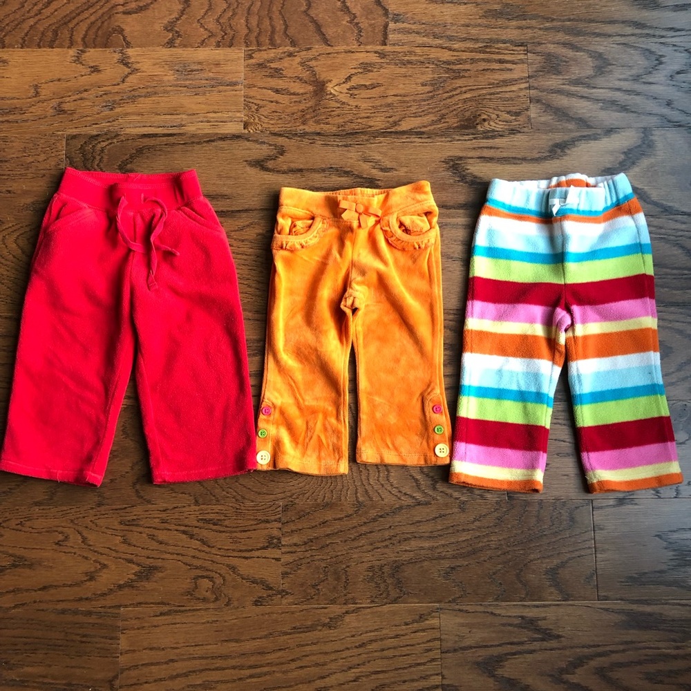 💕Baby Girl 12-18 Month Fleece Pants